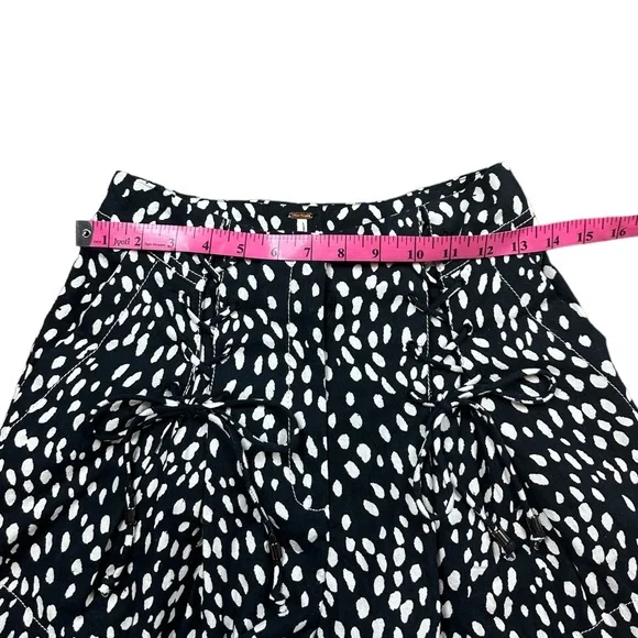 FREE PEOPLE: Lace -Up Bennett Polka Dot Shorts -Size 0 - Picture 11 of 13